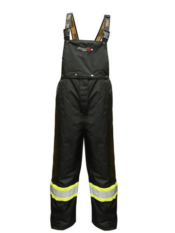 Viking Professional Journeyman Flame Retardant Insulated Bib Pants, Black. EA