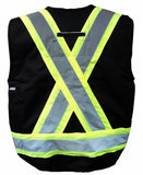 Viking Professional Journeyman Flame Retardant Surveyor's Vest, Black. EA