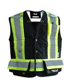 Viking Professional Journeyman Flame Retardant Surveyor's Vest, Black. EA